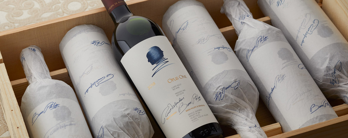 Opus One bottles